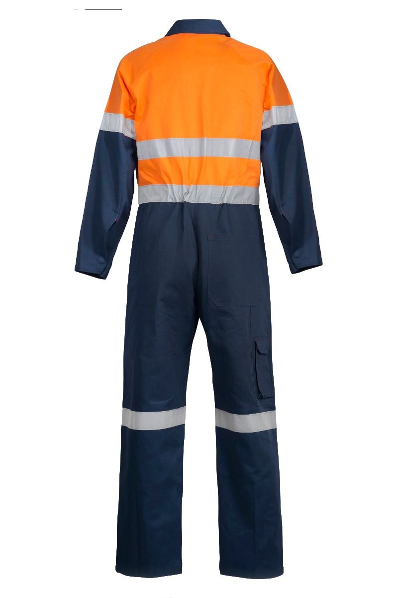 WorkCraft Mens Taped Drill Coveralls 310g WC6093
