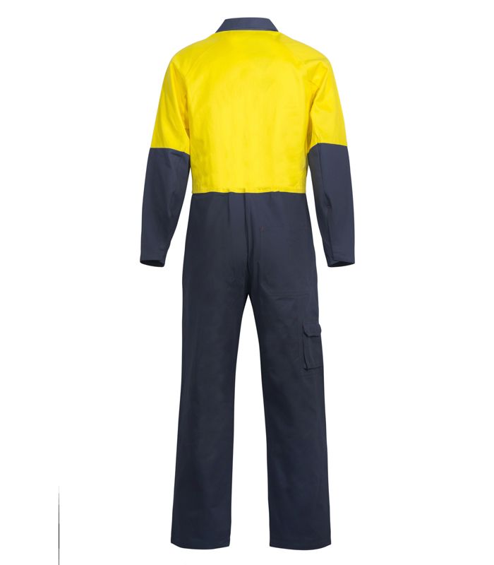 WorkCraft Mens Poly/Cotton Coveralls 220g WC3059