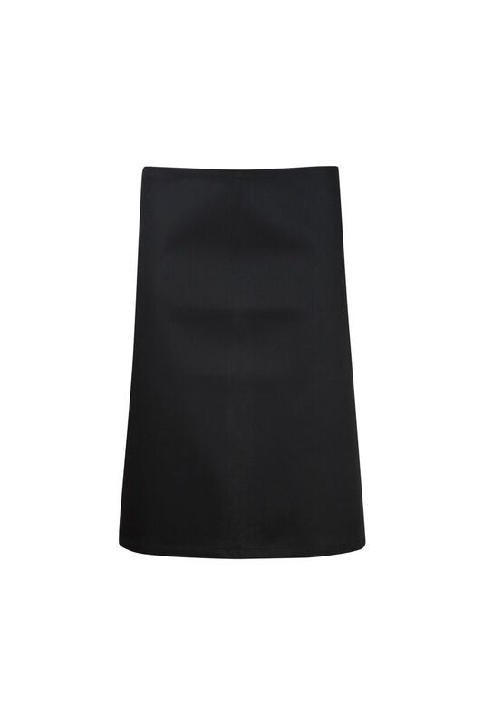 ChefsCraft Black 1/2 Length Apron 220g 90x60cm