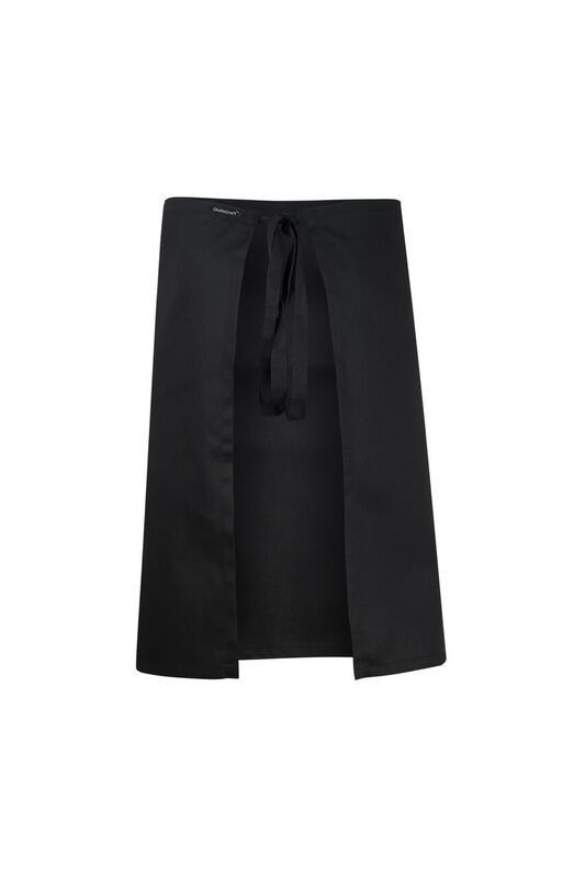 ChefsCraft Black 1/2 Length Apron 220g 90x60cm