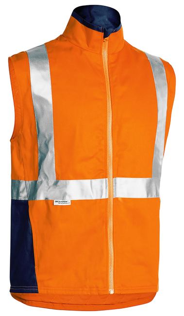 Jacket Bisley Hi Vis Taped Drill 3-in-1 310g BJ6970T