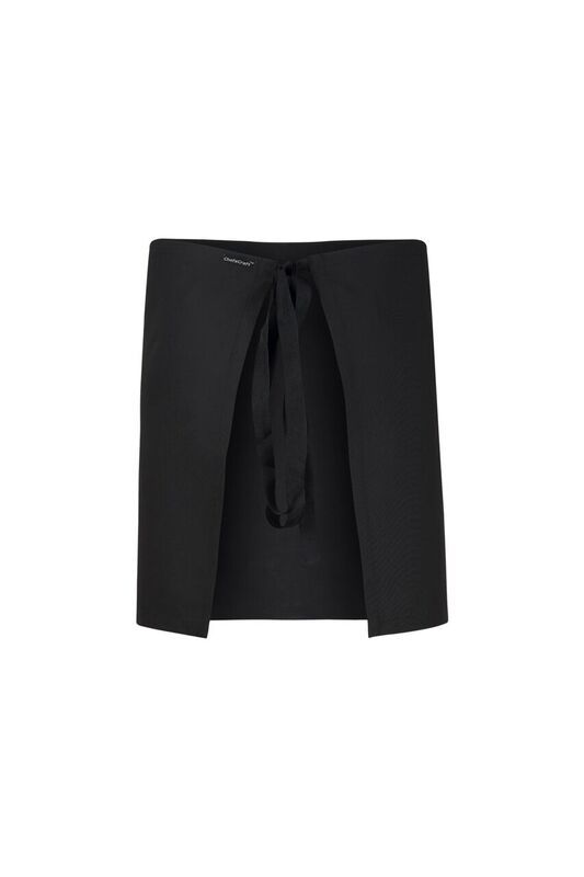 ChefsCraft Black 1/4 Length Apron 220g 83x42cm