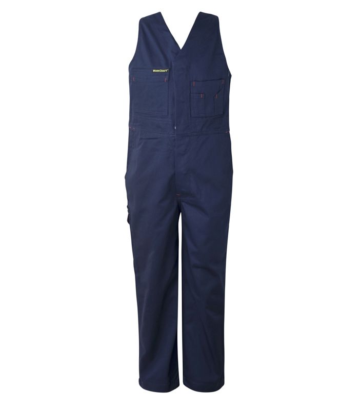 WorkCraft Kids Navy Drill Overalls 245g WCK501