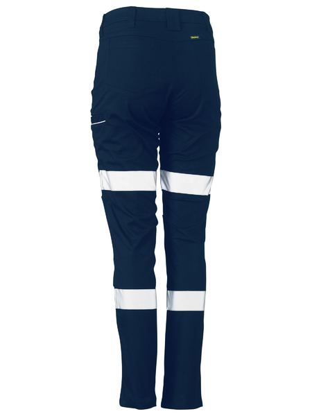 Pants Bisley Womens BM-Taped Stretch Mid Rise Drill 280g BPL6015T