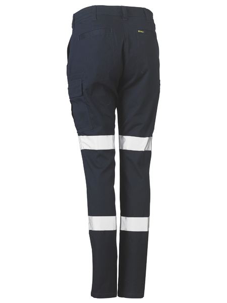 Pants Bisley Womens BM-Taped Cargo Drill 240g Navy 6