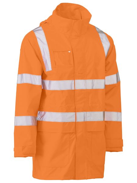 Jacket Bisley Hi Vis BM-Taped Rain Shell 300D Orange 2XL