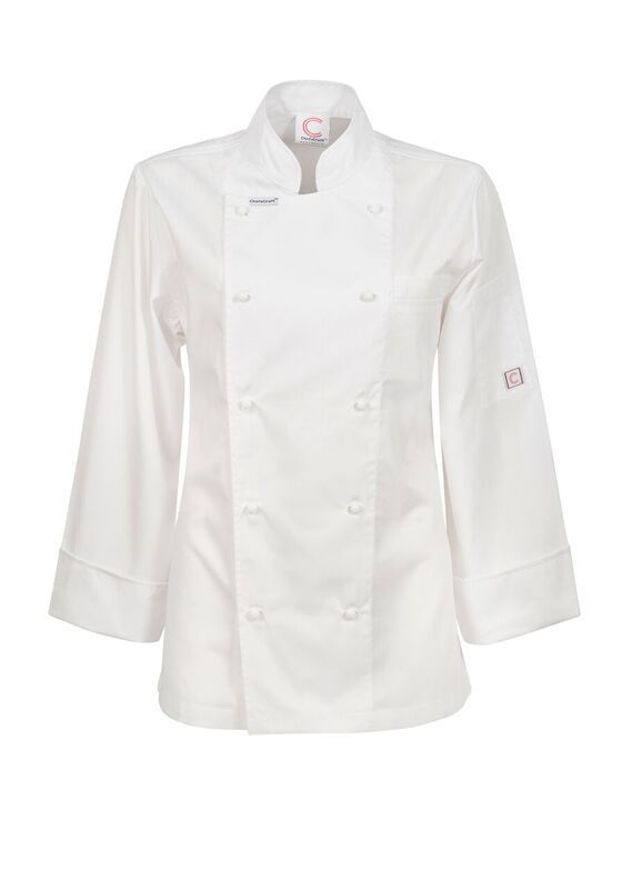 ChefsCraft Womens LW Executive Chefs Jacket LS 155g