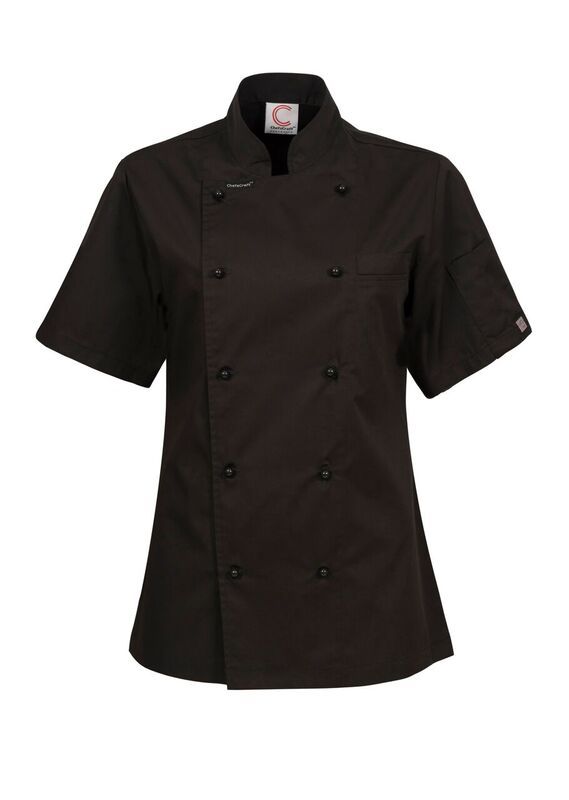 ChefsCraft Womens LW Executive Chefs Jacket SS 155g