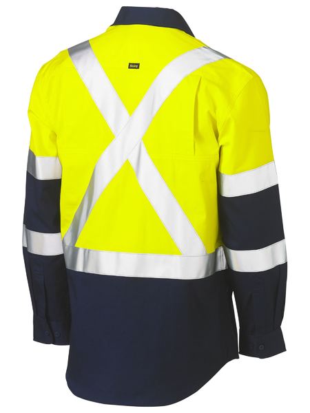 Shirt Bisley Hi Vis X-Taped Vented Drill 155g BS6696XT