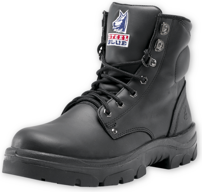 Steel Blue Mens Argyle LU Boots Steel TPU