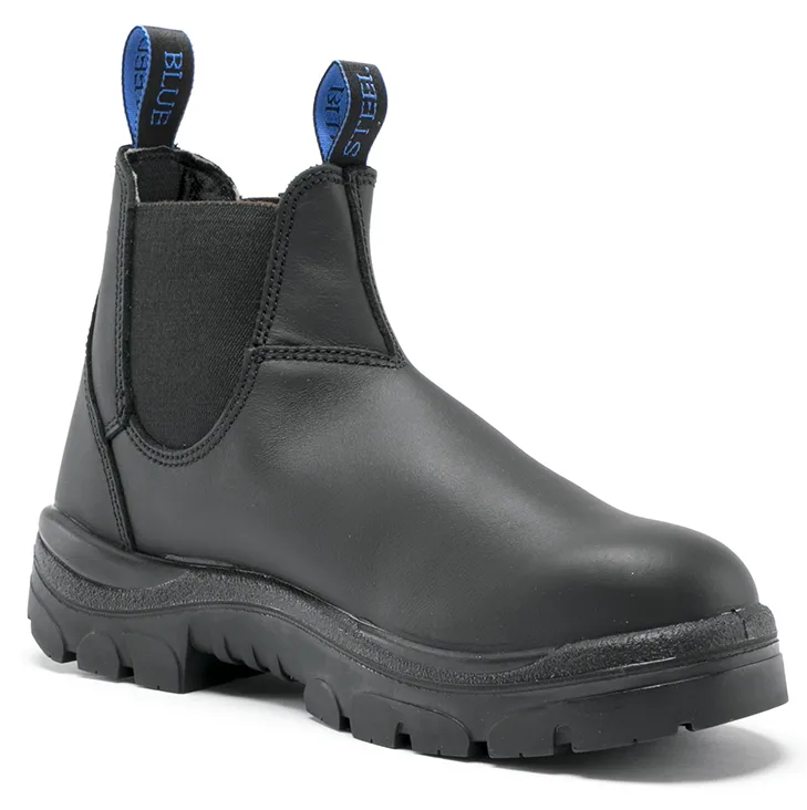 Steel Blue Mens Hobart ES Boots Steel Nitrile