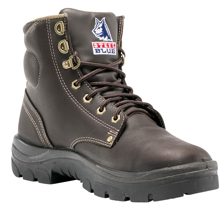 Steel Blue Mens Argyle LU Boots Steel TPU