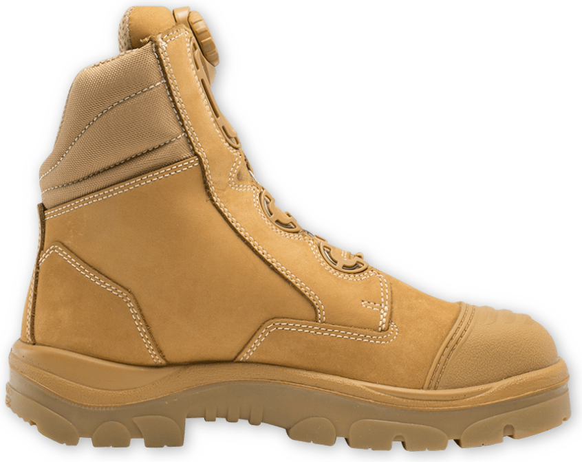 Steel Blue Portland Zip Scuff Safety Boot - Wheat