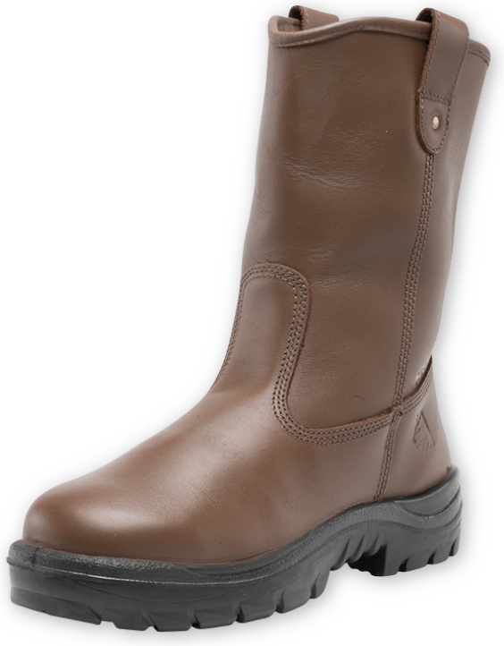 Steel Blue Mens Heeler Pull On Boots Steel Nitrile