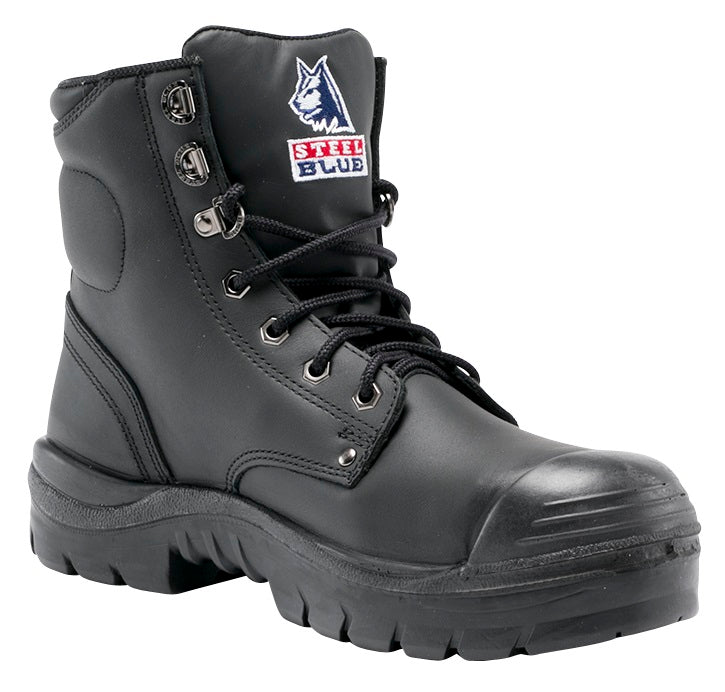 Steel Blue Mens Argyle LU Boots Steel Bump PR Nitrile 382102