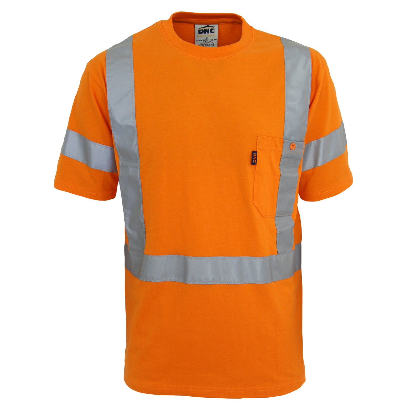 DNC Hi Vis Taped Cotton T-Shirt - 3917