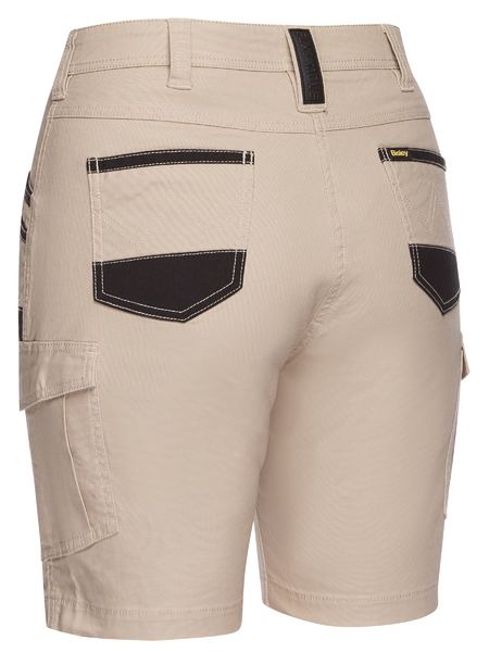 Shorts Bisley Womens F&M Cargo 280g BSHL1044