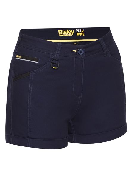 Shorts Bisley Womens F&amp;M Short 280g BSHL1045