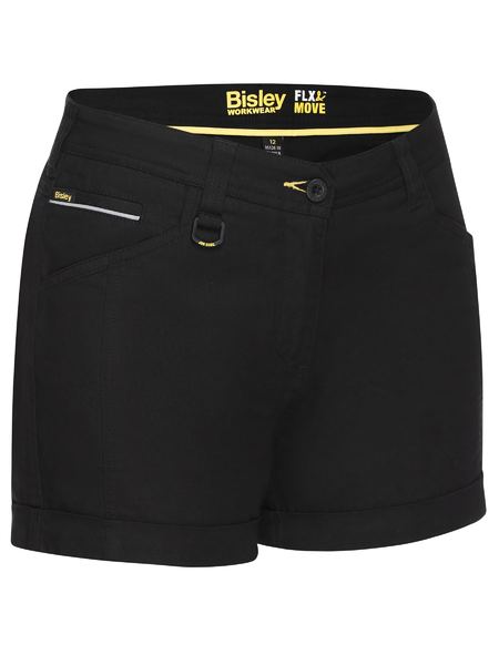 Shorts Bisley Womens F&amp;M Short 280g BSHL1045
