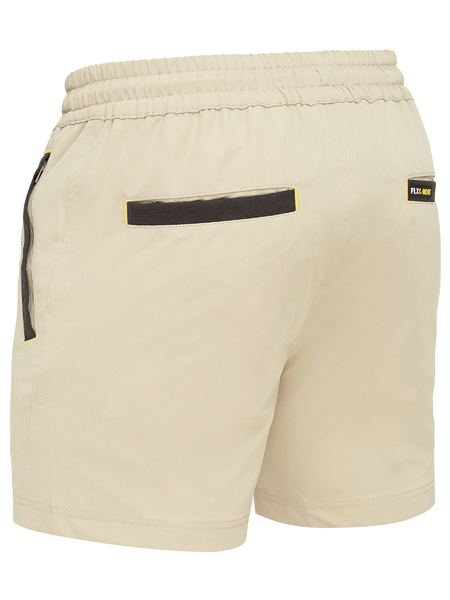 Shorts Bisley F&amp;M Mens 4-Way Stretch Elastic Waist BSH1331
