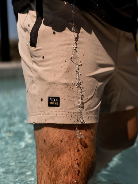 Shorts Bisley F&amp;M Mens 4-Way Stretch Elastic Waist BSH1331