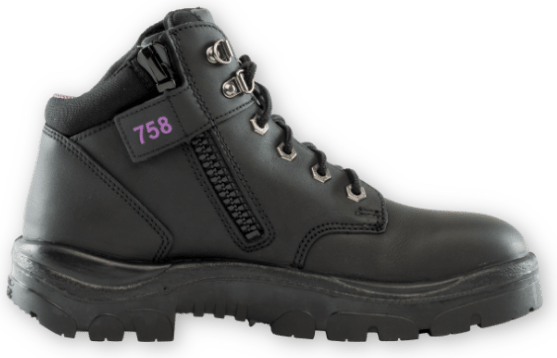 Steel Blue Womens Parkes Zip Boots Steel TPU