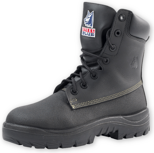 Steel Blue Womens Jarrah Tech Tuff LU Boots Steel Nitrile