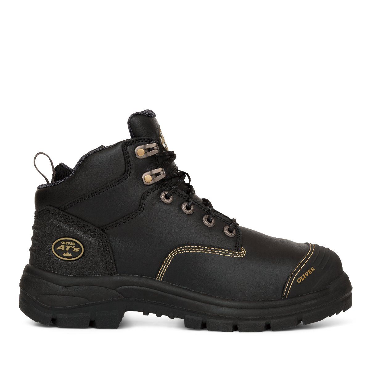 Oliver Mens 55-340Z 130mm LU AT Boots Steel Bump Nitrile