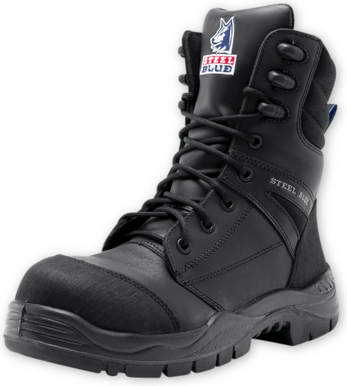 Steel Blue Mens Tindal Zip Boots Comp Bump TPU