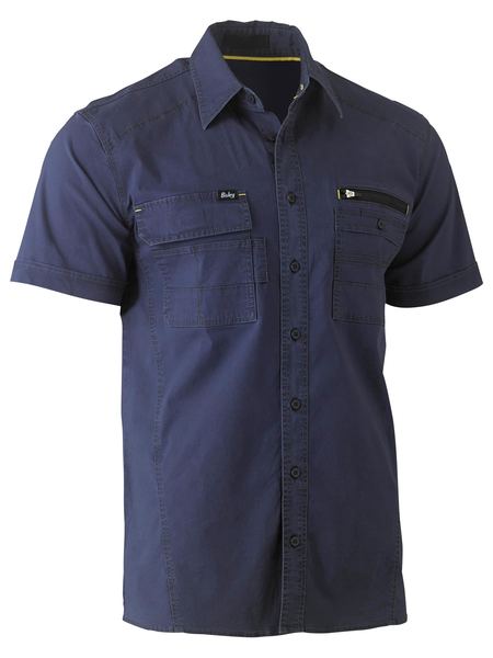 Shirt Bisley F&amp;M Utility Stretch SS 145g BS1144