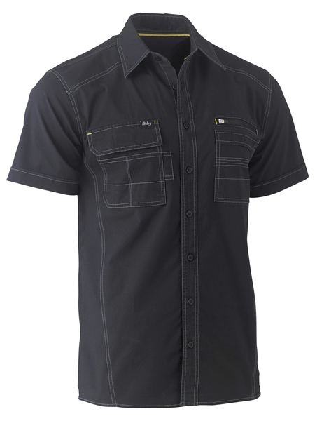 Shirt Bisley F&amp;M Utility Stretch SS 145g BS1144