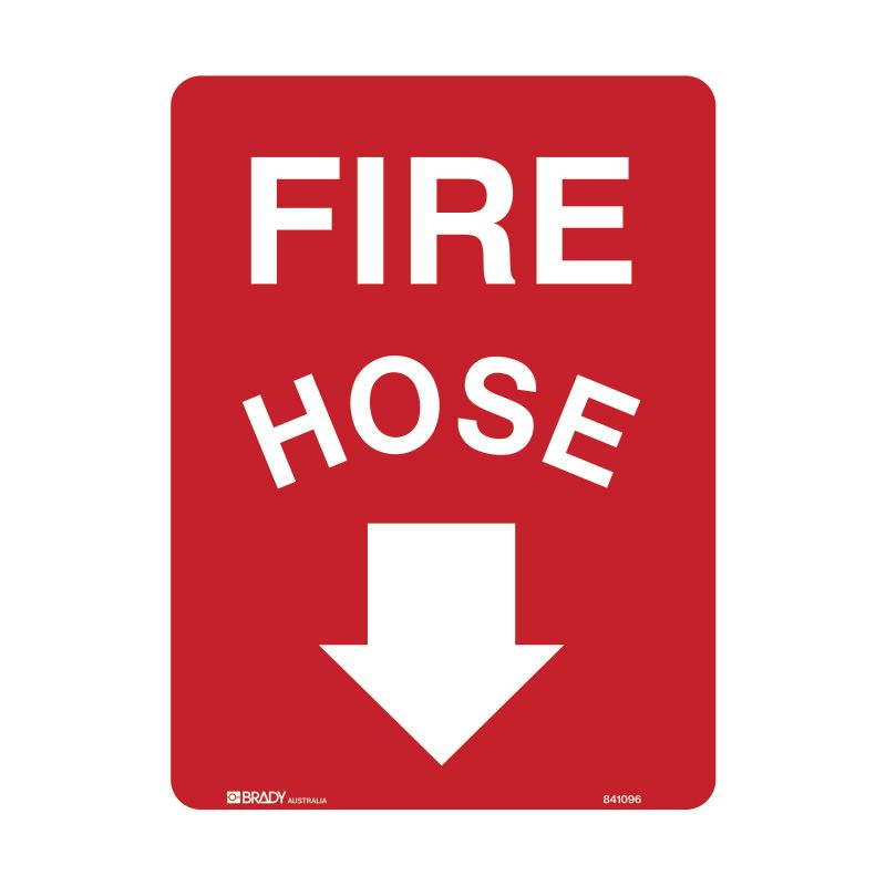 Sign (Fire) Fire Hose (Arrow) P 225x300