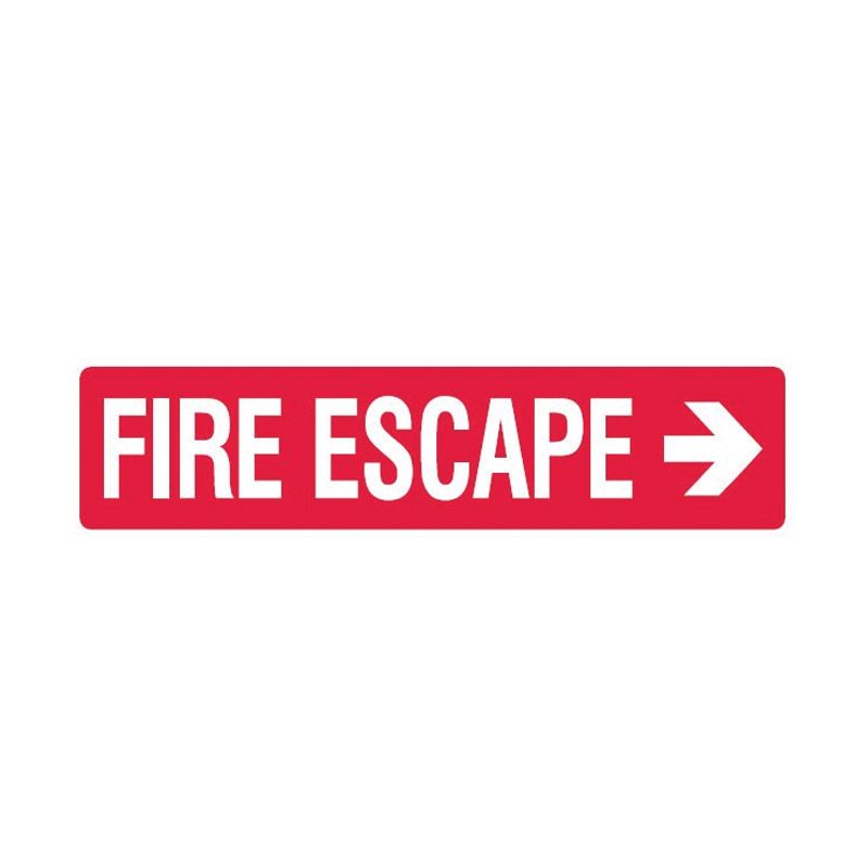 Sign (Fire) Fire Escape ---> luMss 400x100