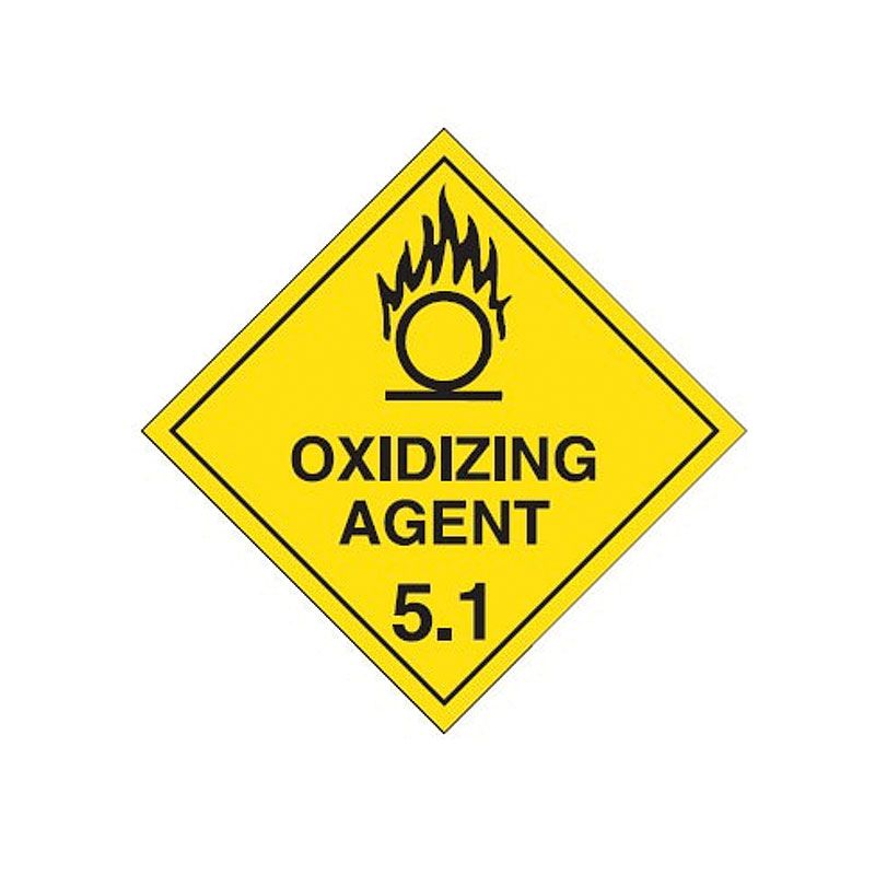 Sign DG Oxidising Agent 5.1 ss 250sq