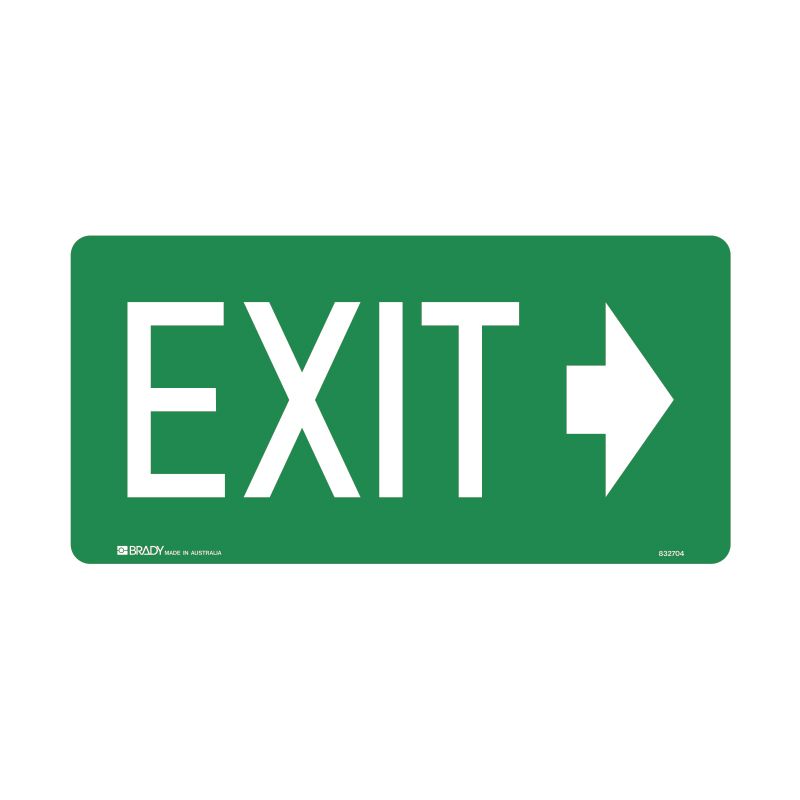 Sign (Emergency) Exit ---> luMM 350x180