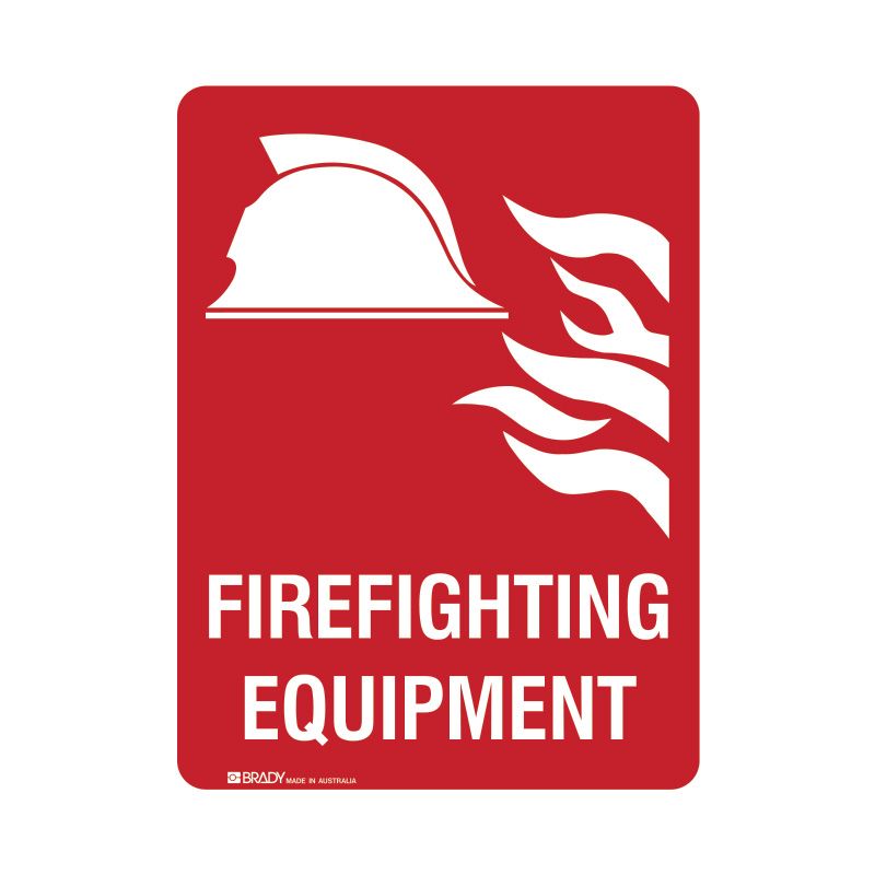 Sign (Fire) Fire Fighting Equipment luMss 250x350
