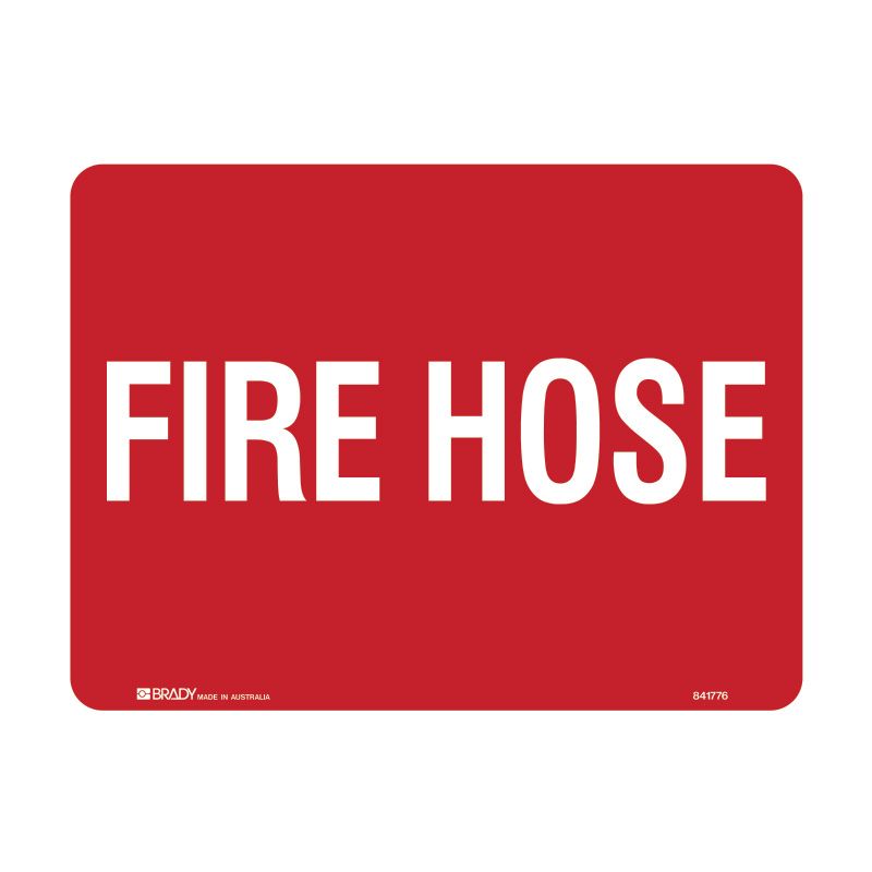 Sign (Fire) Fire Hose (Text) luMss 350x180
