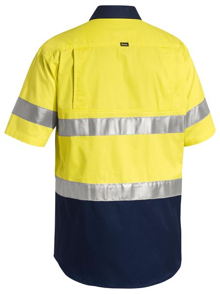 Shirt Bisley Hi Vis Taped Vented SS Drill 155g BS1896
