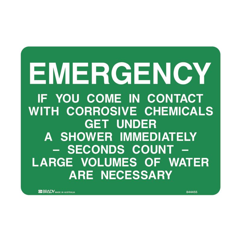 Sign Emergency If You Come In Contact M 300x225
