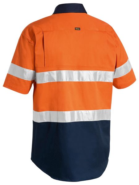 Shirt Bisley Hi Vis Taped Vented SS Drill 155g BS1896