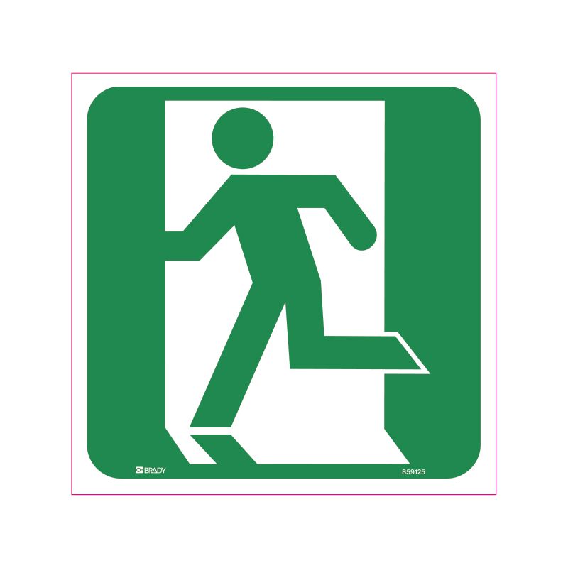 Sign (Emergency) Moving Person ss 180x180
