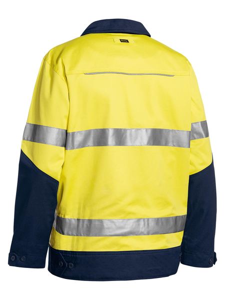 Jacket Bisley Hi Vis Taped Drill Liquid Repellent 240g BJ6917T