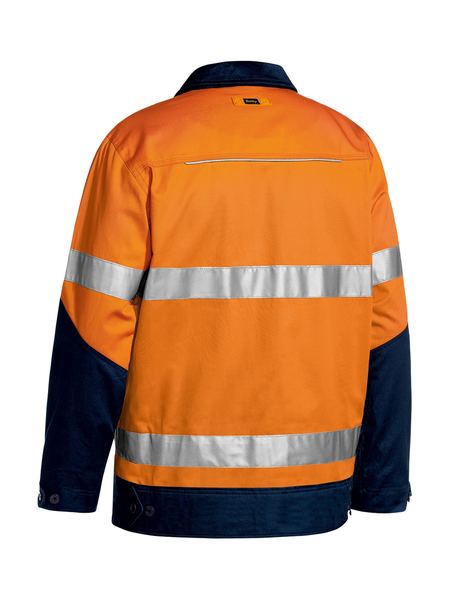 Jacket Bisley Hi Vis Taped Drill Liquid Repellent 240g BJ6917T