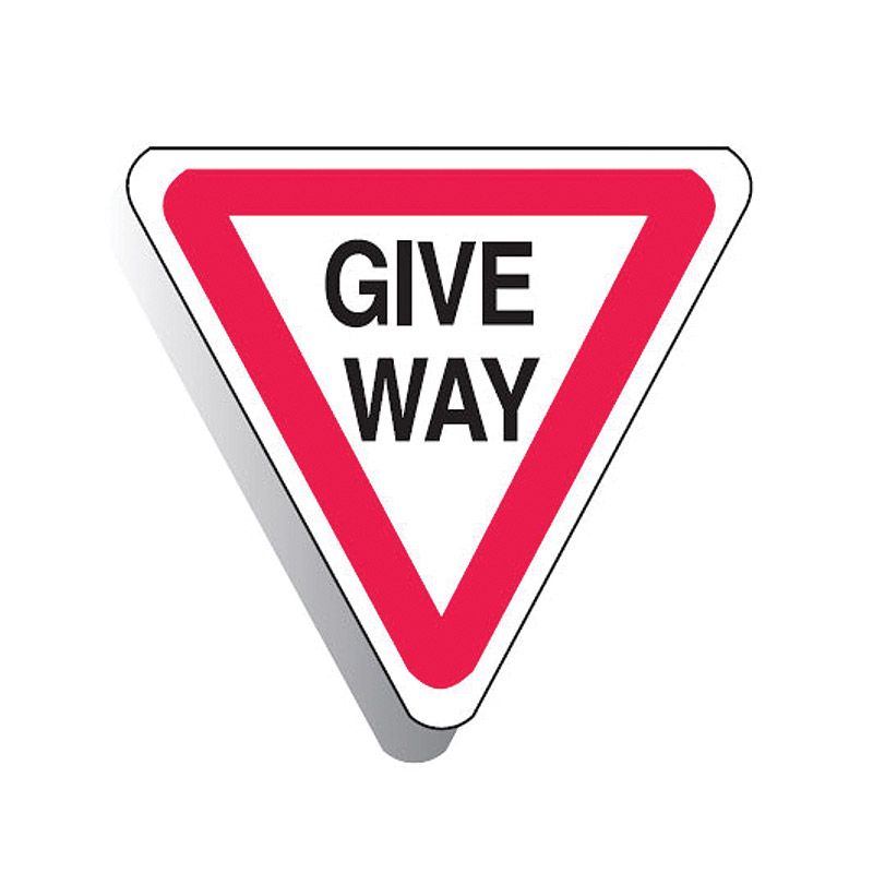 Sign (Traffic) Give Way R1-2 REFAC1 750mm Tri