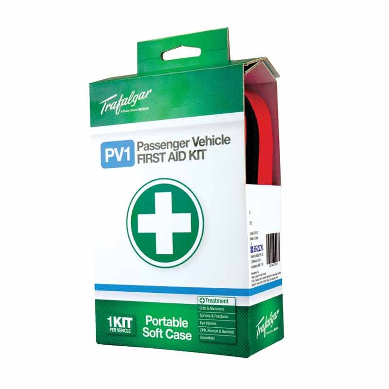 Trafalgar PV1 Vehicle First Aid Kit Low Risk