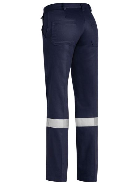 Pants Bisley Womens Taped Drill 310g BPL6007T