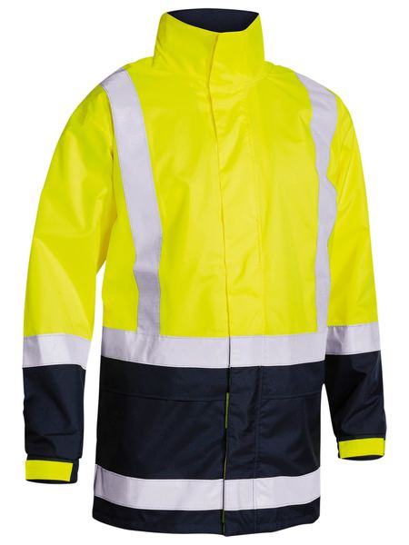 Bisley Mens Taped Shell Rain Jacket 300D BJ6966T
