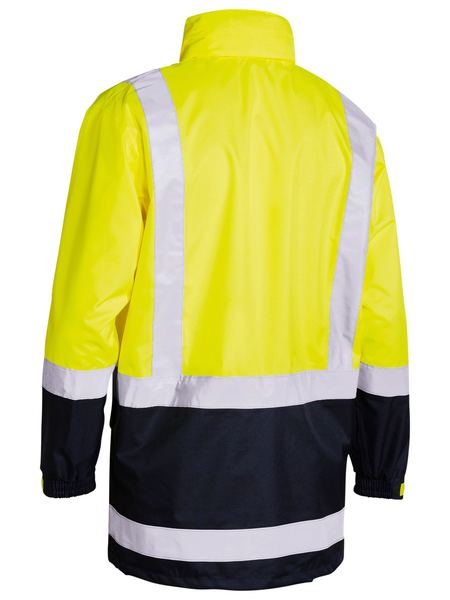 Bisley Mens Taped Shell Rain Jacket 300D BJ6966T