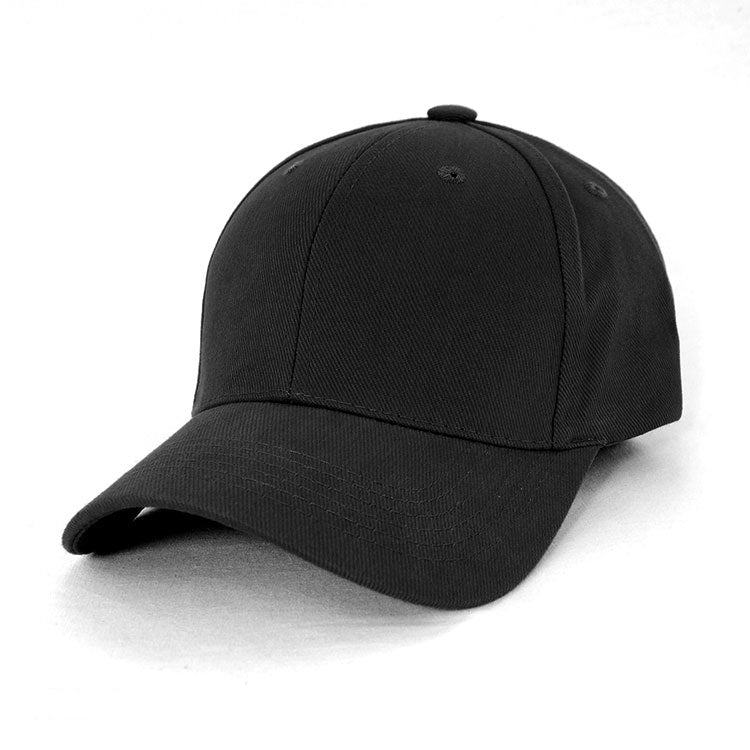 Grace Collection Brushed Cotton Cap Black