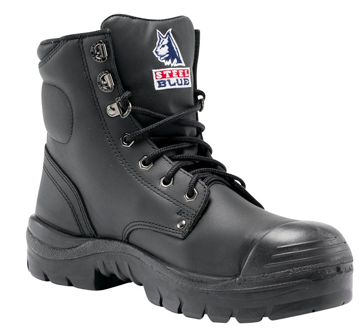 Steel Blue Mens Argyle LU Steel Bump Nitrile